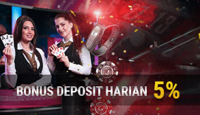 bonus deposit harian 5%