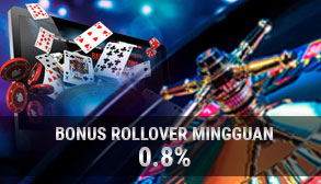 bonus rollover mingguan 0.8%